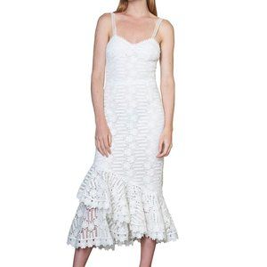 Monique Lhuillier White Dress Size 2 - Never worn!